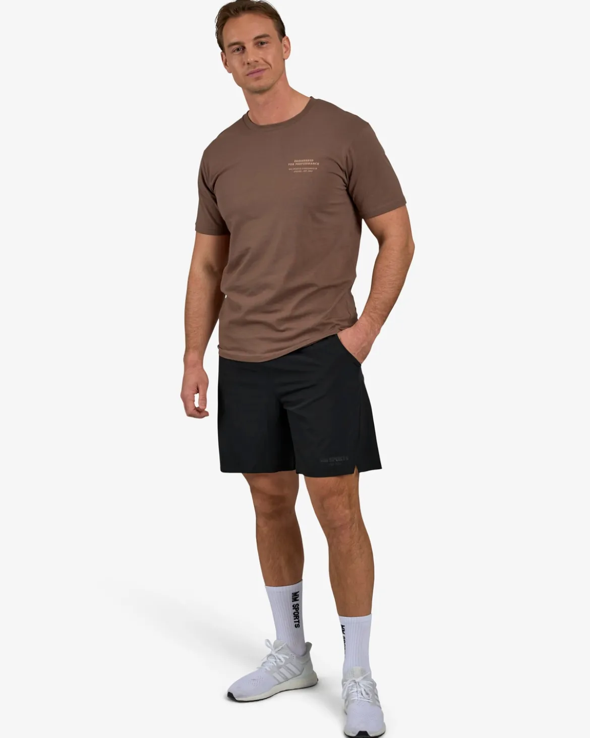 Classic T-shirt Engineered, Mocha
