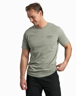 Classic T-shirt Engineered, Soft Green