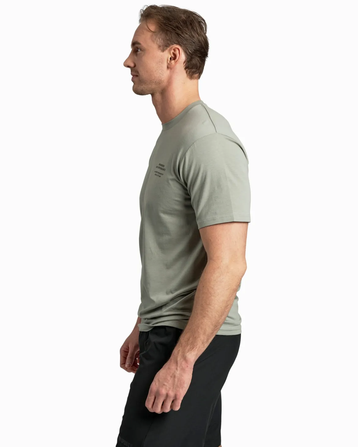 Classic T-shirt Engineered, Soft Green
