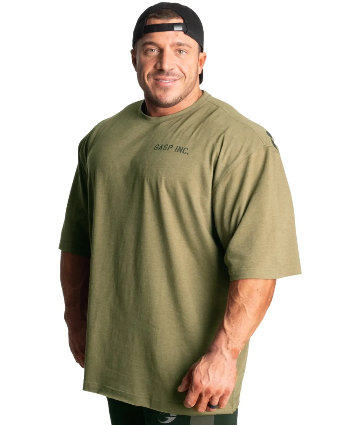 Division Iron Tee, Army Green Melange