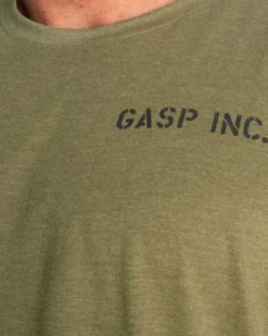 Division Iron Tee, Army Green Melange
