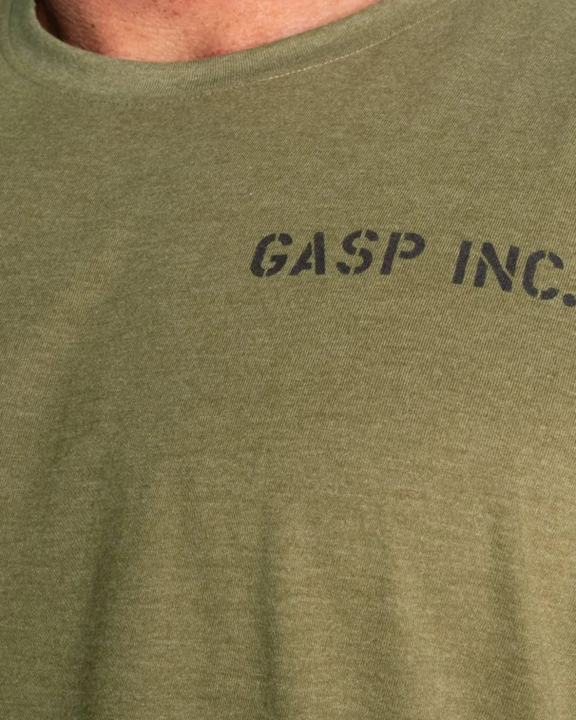 Division Iron Tee, Army Green Melange