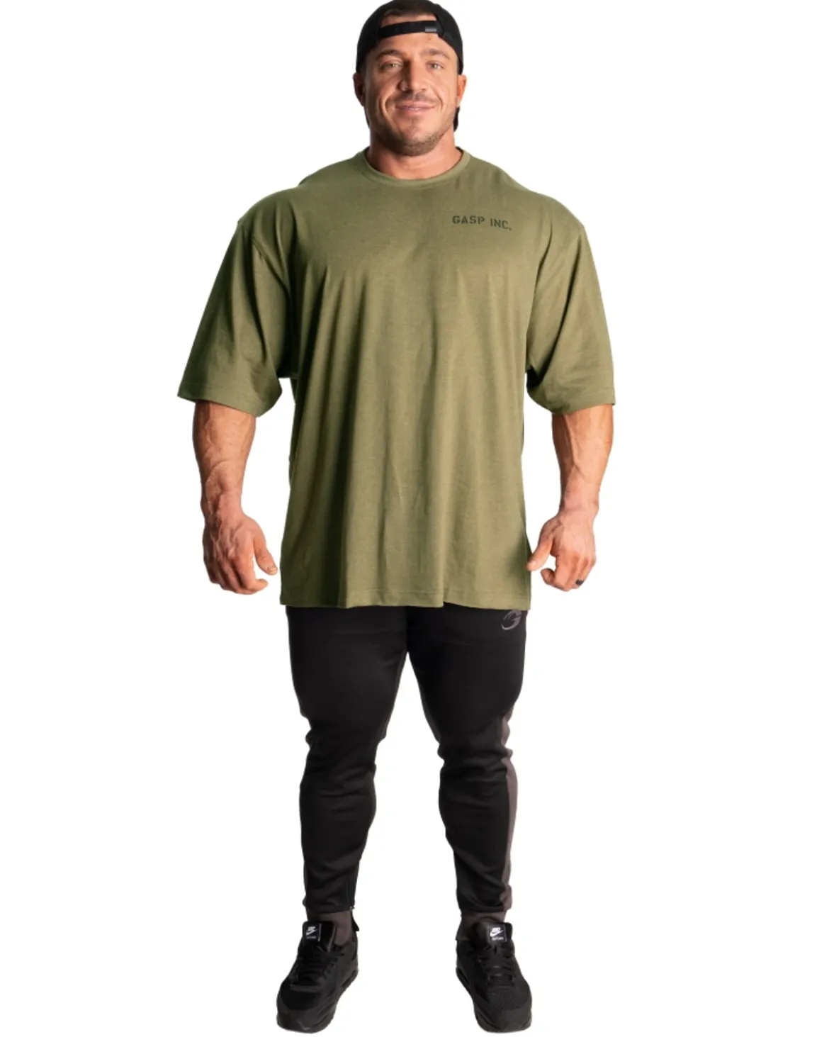 Division Iron Tee, Army Green Melange