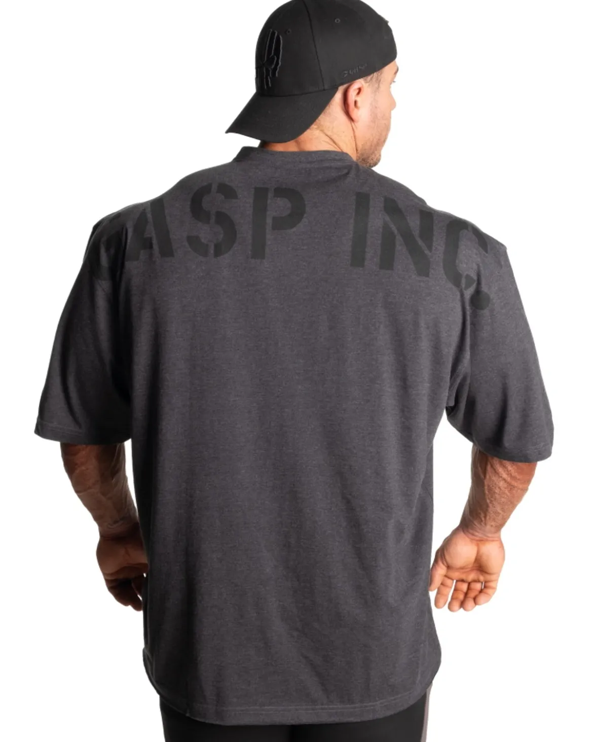 Division Iron Tee, Dark Grey Melange