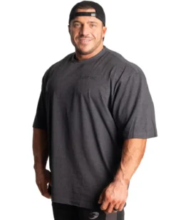 Division Iron Tee, Dark Grey Melange
