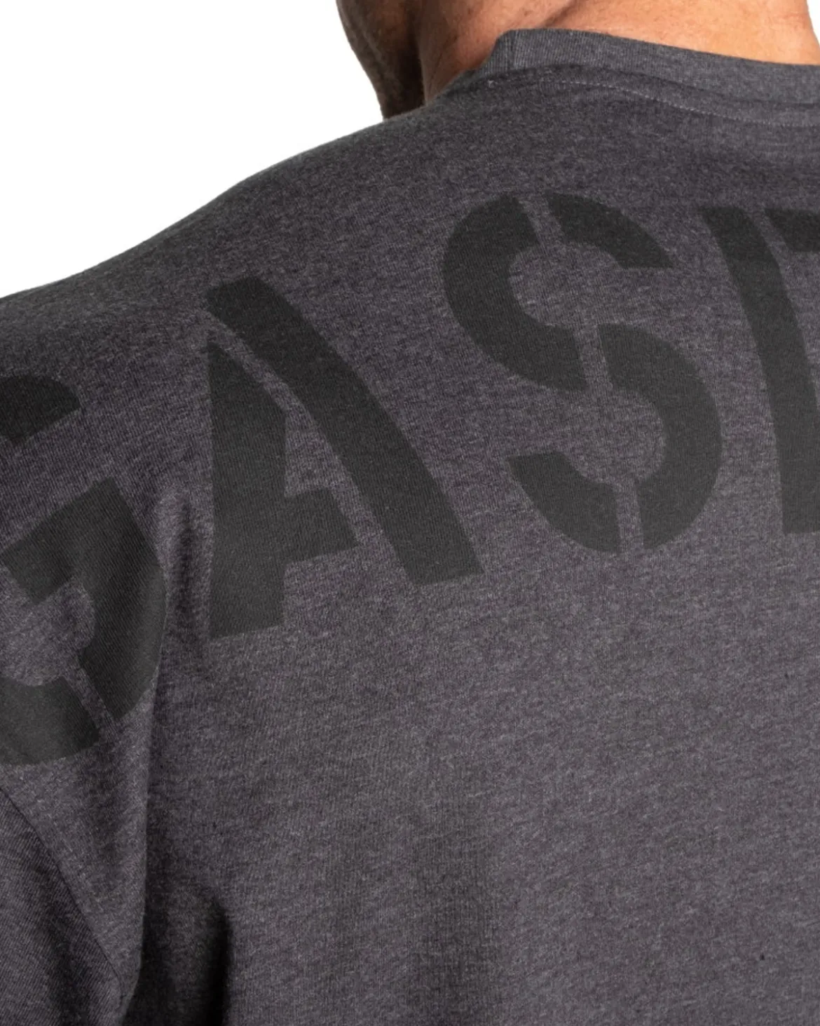 Division Iron Tee, Dark Grey Melange