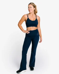 Flared Pants Christie, Iron Blue