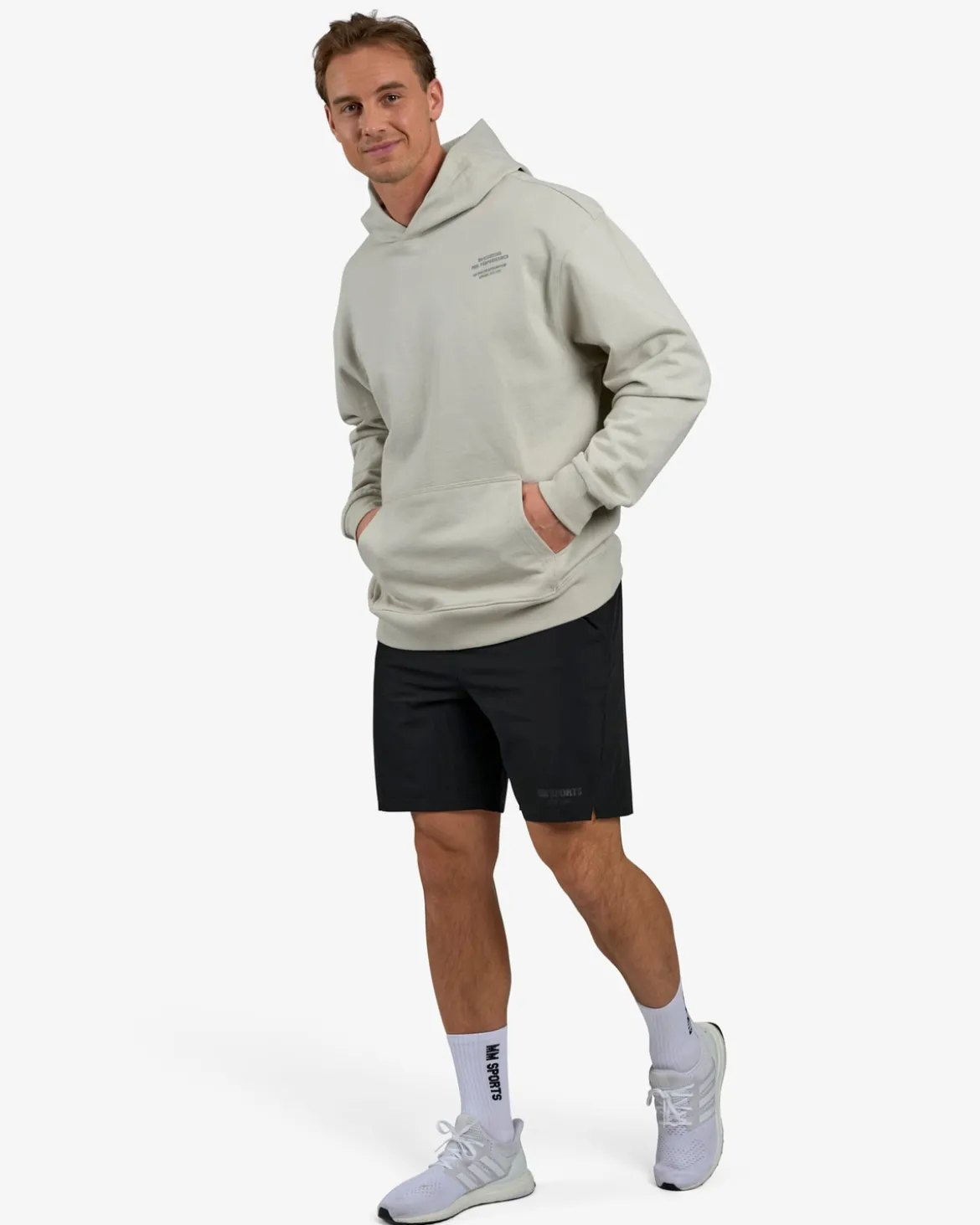 Hoodie Engineered, Warm Grey
