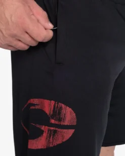 Inc Mesh Shorts, Black/Red