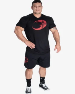 Inc Mesh Shorts, Black/Red