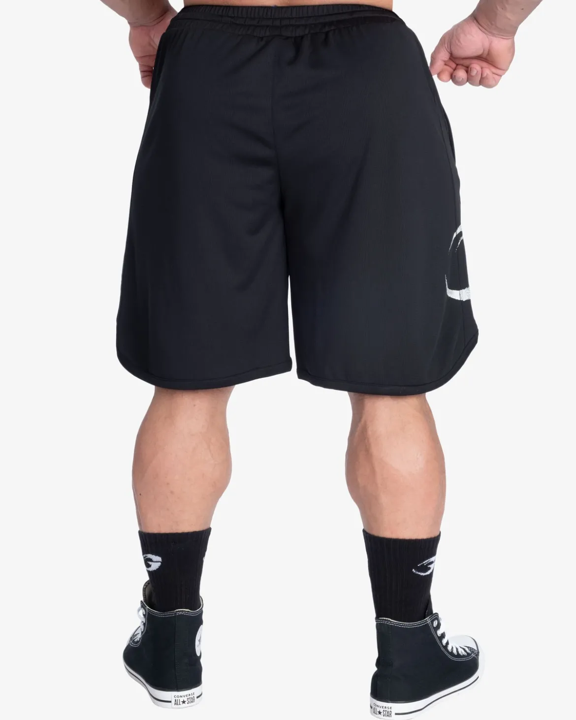 Inc Mesh Shorts, Black/White