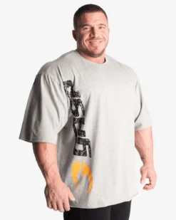 Iron Tee, Greymelange/Black