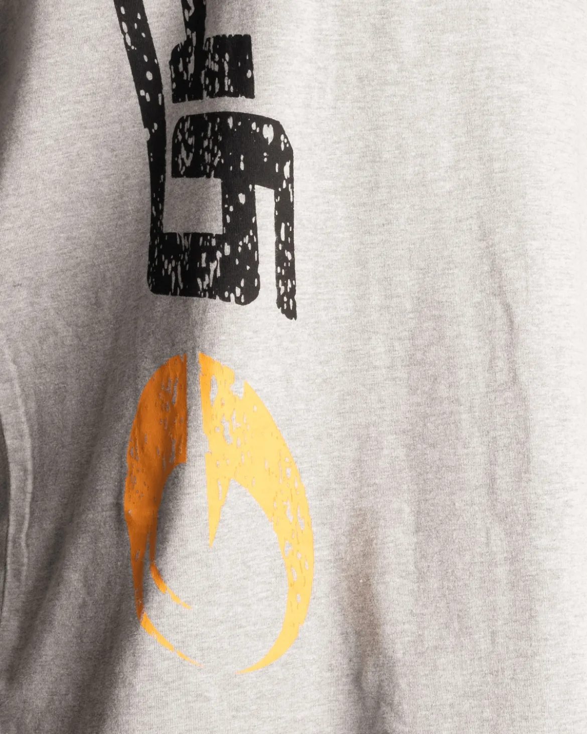 Iron Tee, Greymelange/Black