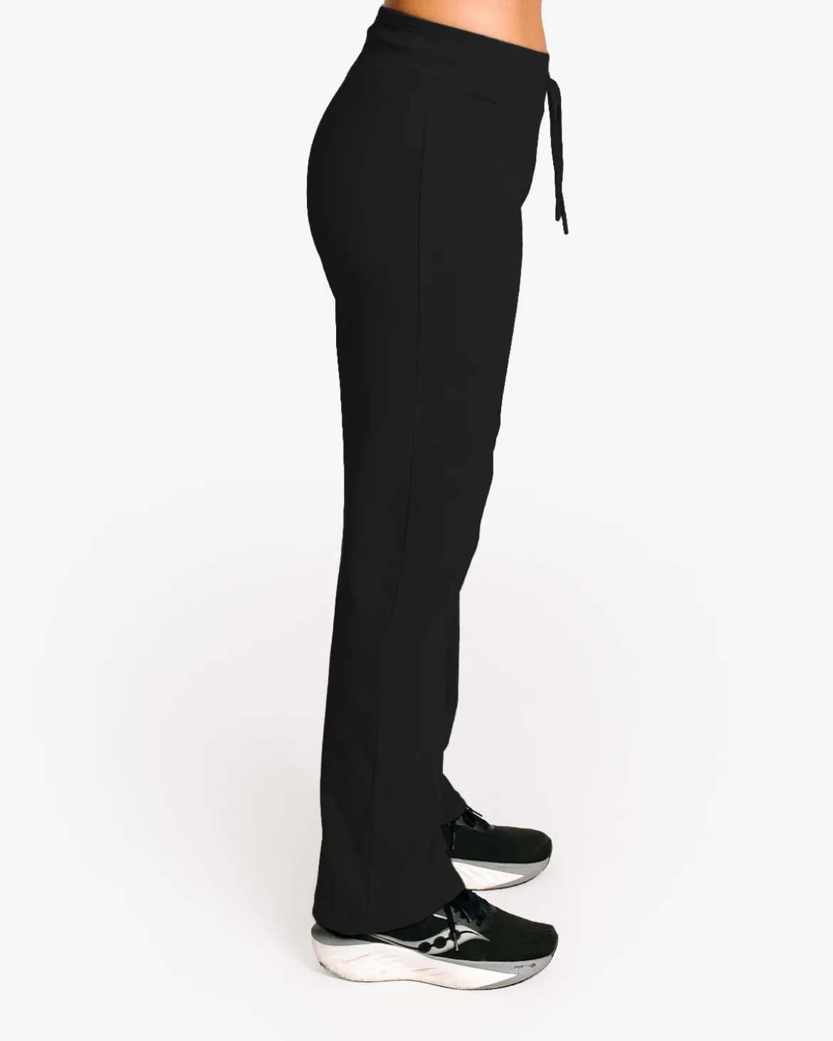 Jersey Pants Wmn Varsity, Black