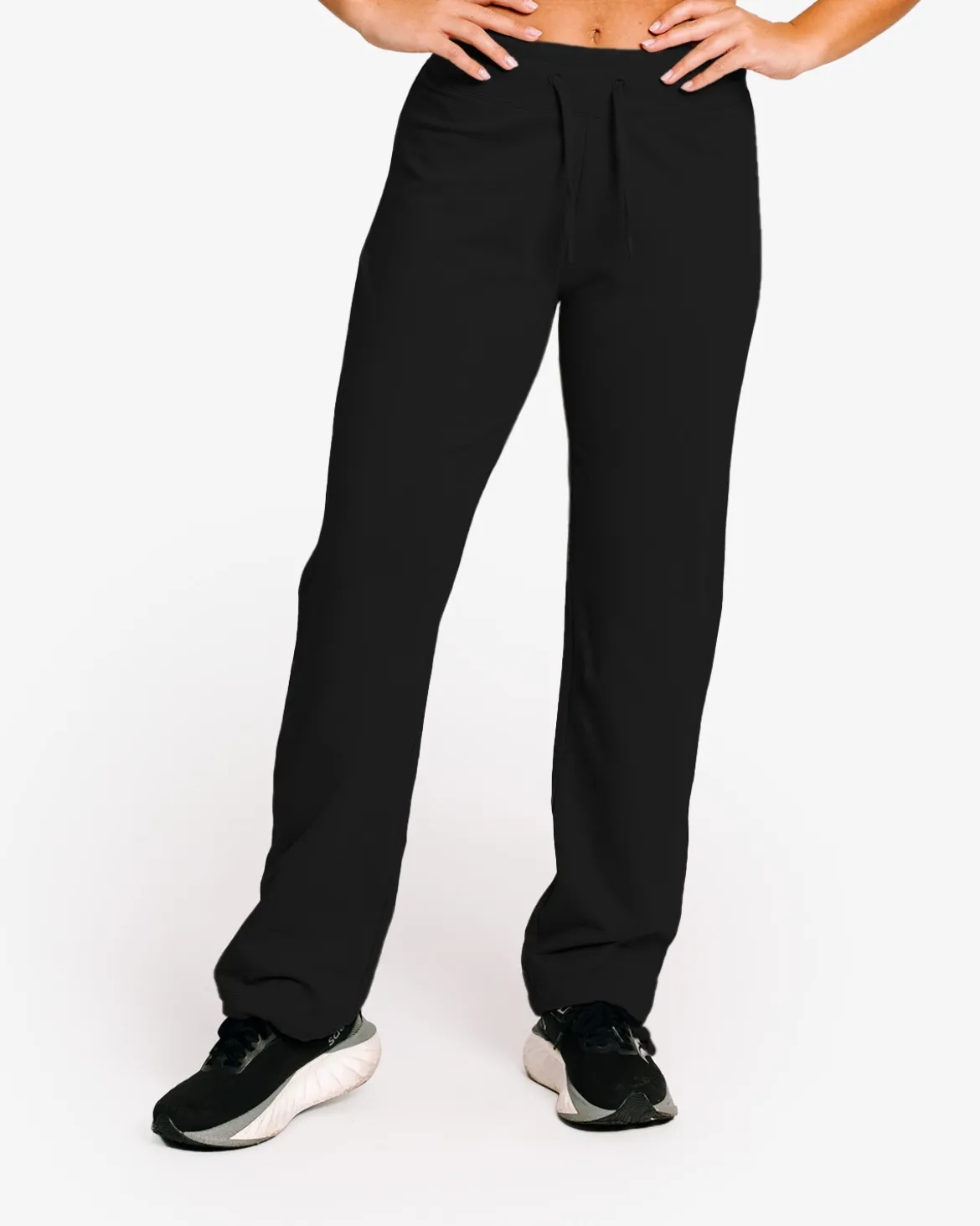 Jersey Pants Wmn Varsity, Black