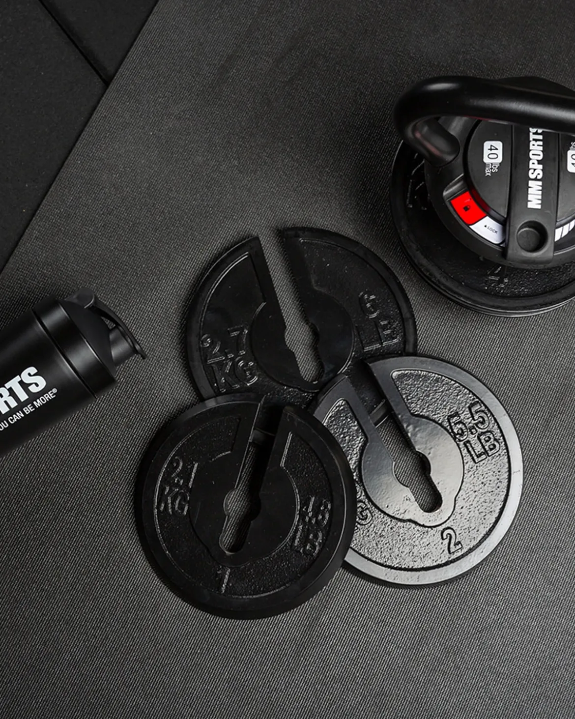 Justerbar kettlebell