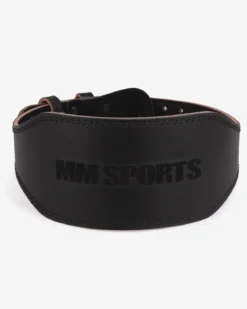 Leather Belt, Black/Black