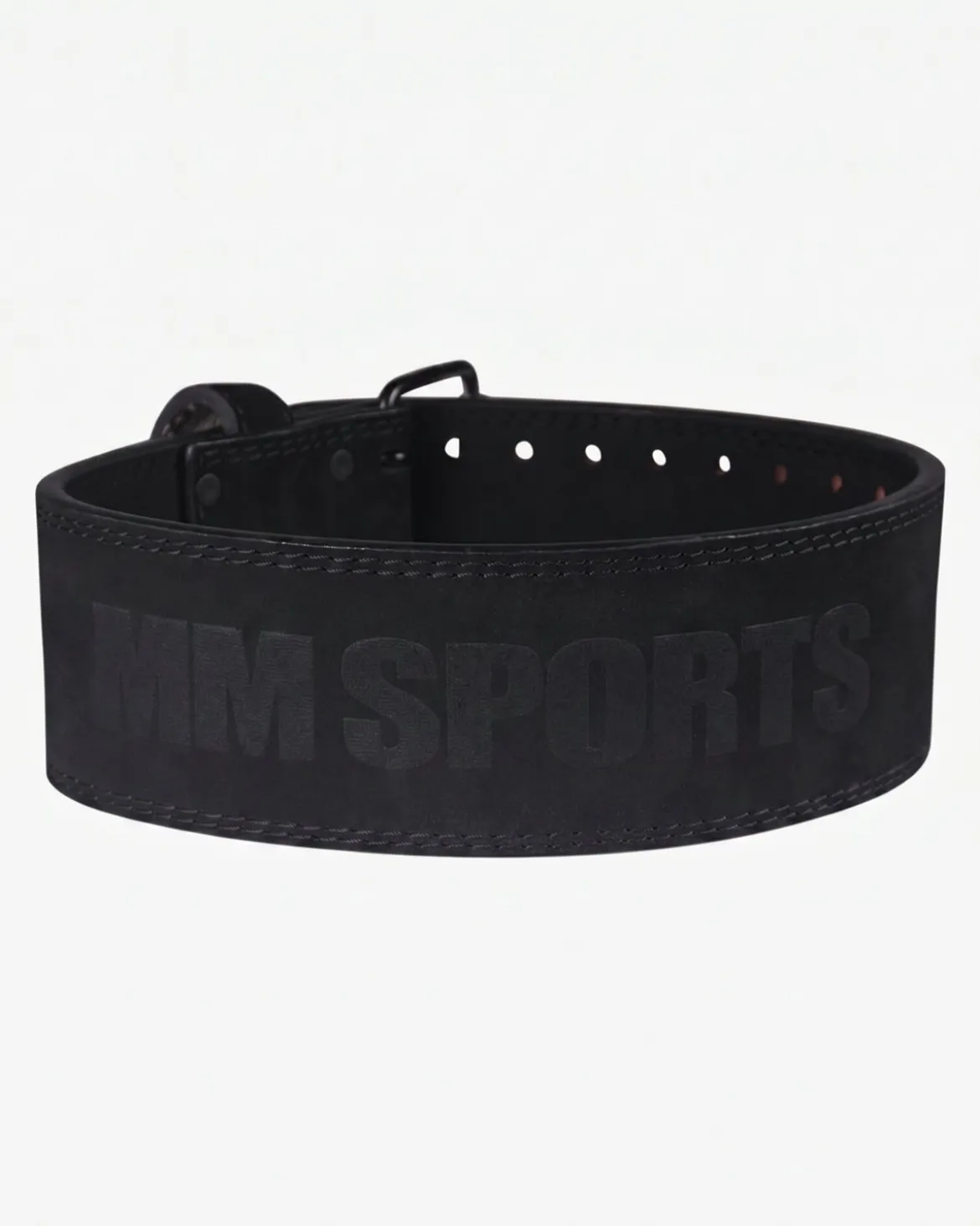 Leather Belt Suede, Black/Black