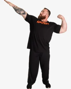 Legacy Gym Tee, Black/Flame