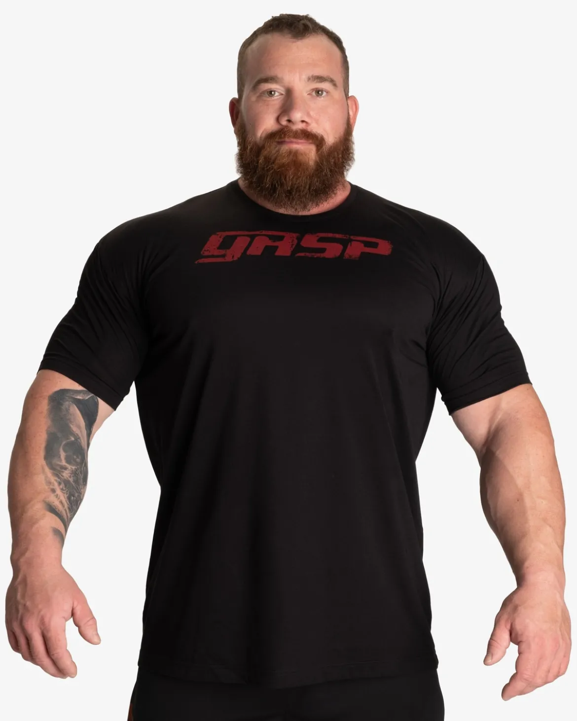 Legacy Gym Tee, Black/Red