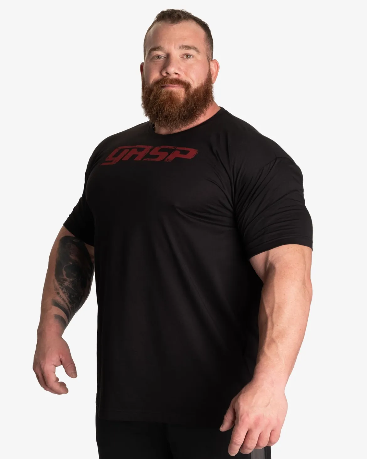 Legacy Gym Tee, Black/Red