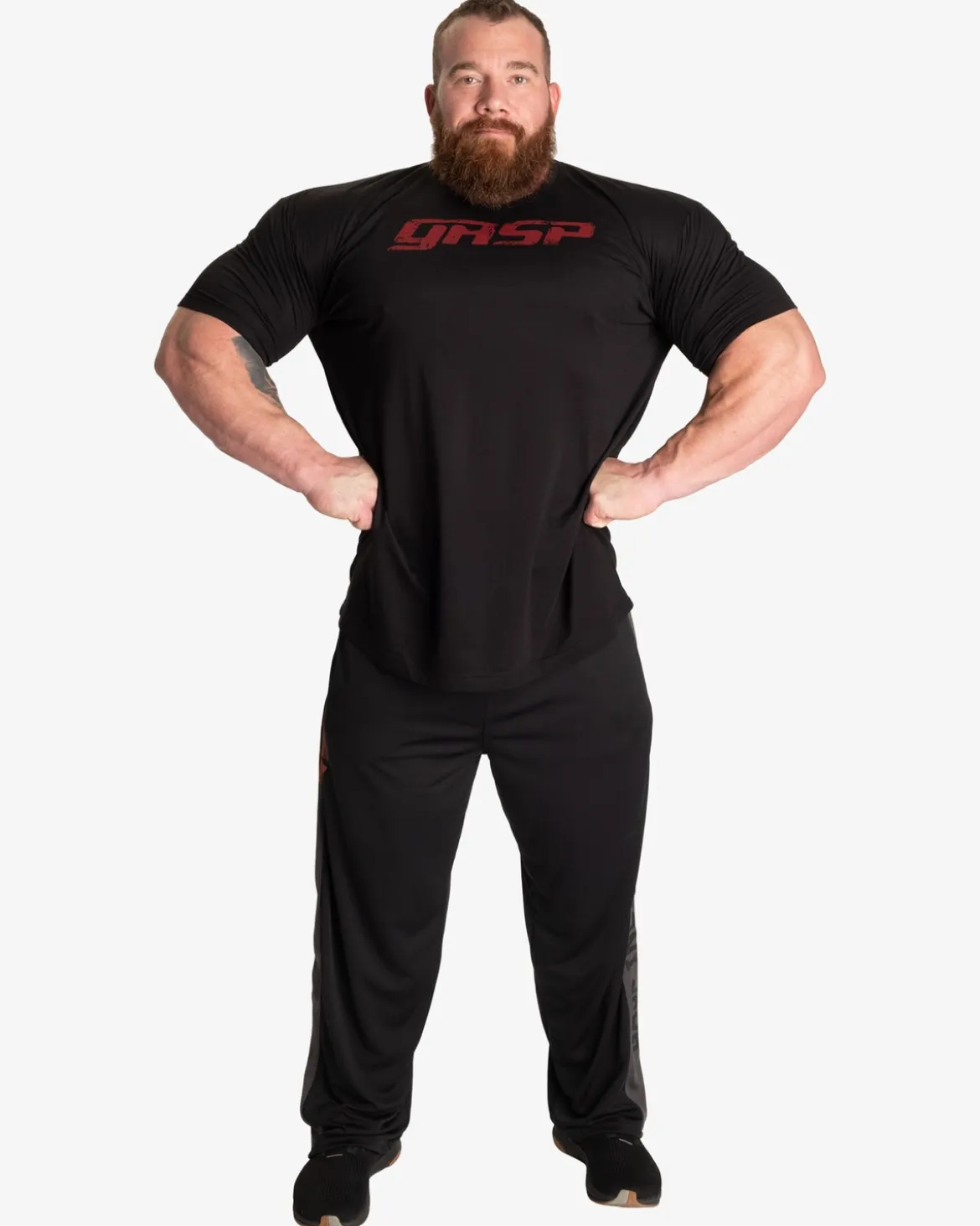 Legacy Gym Tee, Black/Red