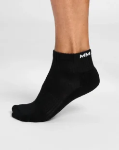 Low-Cut Socks 3-Pack, Black