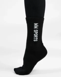 Mid-Cut Socks 3-Pack, Black