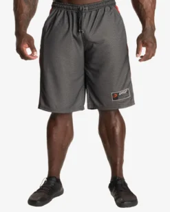 No1 Mesh Shorts, Black/Red