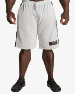 No1 Mesh Shorts, White/Black