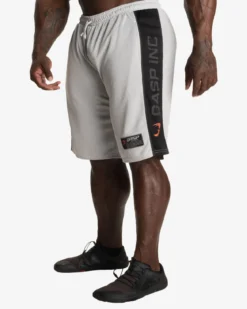 No1 Mesh Shorts, White/Black