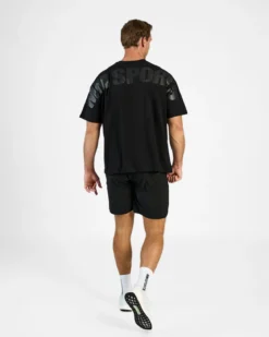 Oversized Hardcore T-shirt, Black
