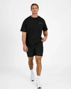 Oversized Hardcore T-shirt, Black