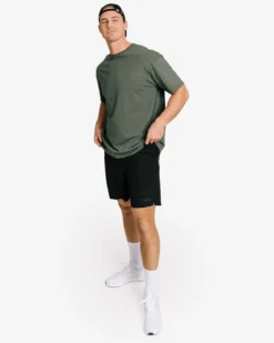 Oversized Hardcore T-shirt, Faded Green