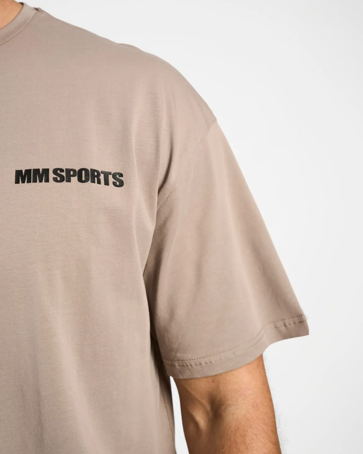 Oversized Hardcore T-shirt, Greige