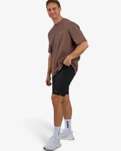 Oversized Hardcore T-shirt, Mocha