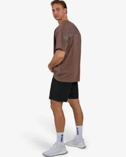 Oversized Hardcore T-shirt, Mocha