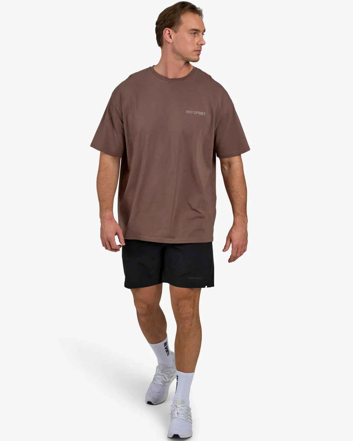 Oversized Hardcore T-shirt, Mocha