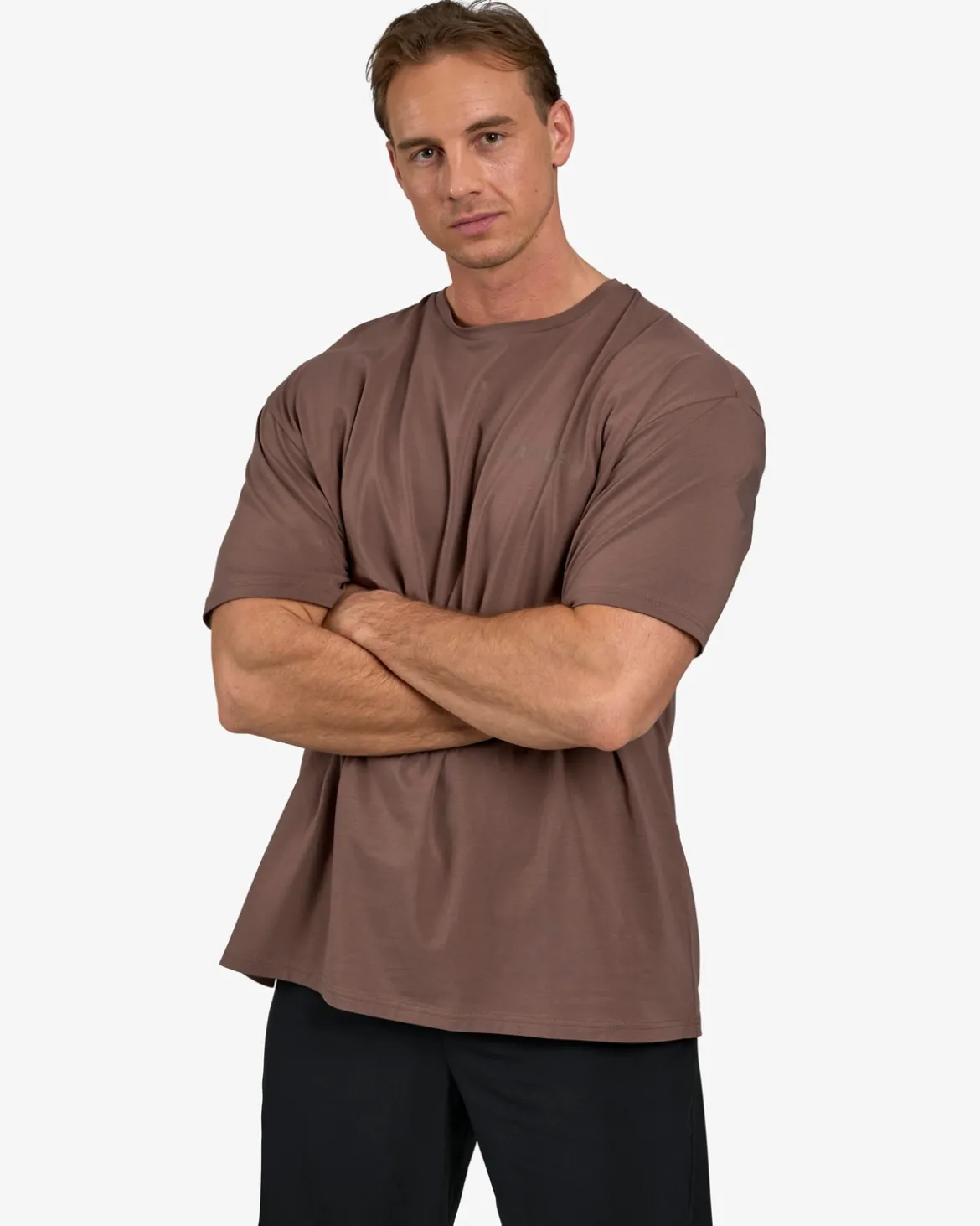 Oversized Hardcore T-shirt, Mocha