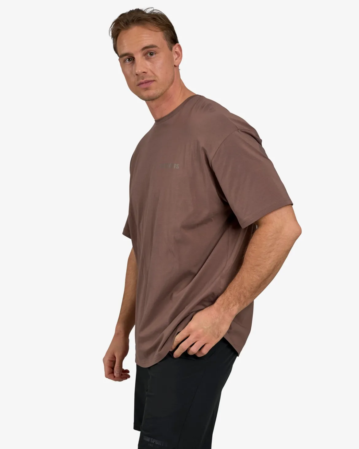 Oversized Hardcore T-shirt, Mocha