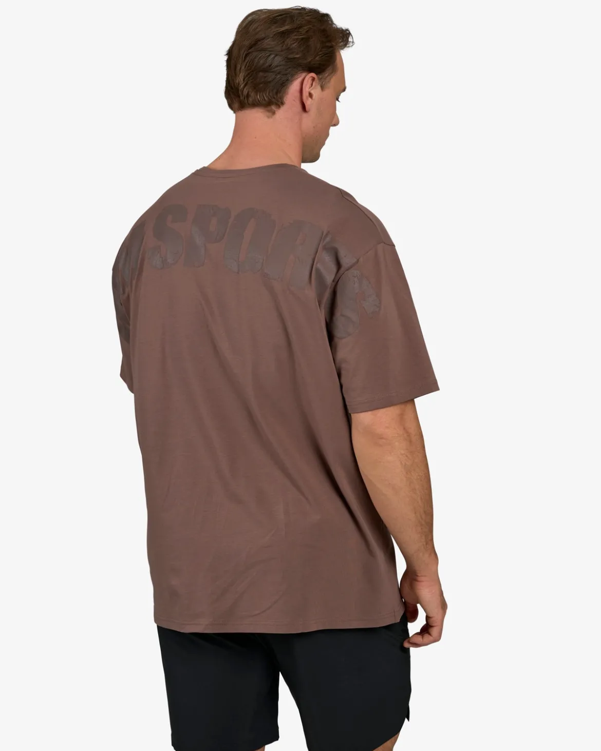 Oversized Hardcore T-shirt, Mocha