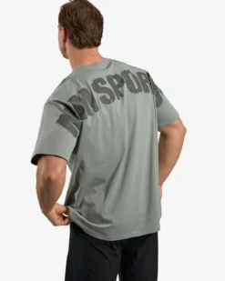 Oversized Hardcore T-shirt, Soft Green