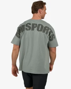 Oversized Hardcore T-shirt, Soft Green