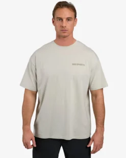 Oversized Hardcore T-shirt, Warm Grey