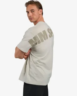 Oversized Hardcore T-shirt, Warm Grey