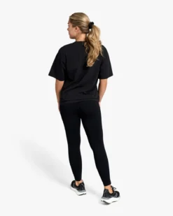 Oversize T-shirt Wmn Varsity, Black