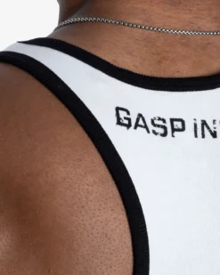 Ribbed T-Back, White