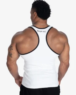 Ribbed T-Back, White