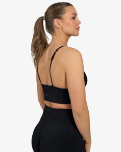 Seamless Bra V-shape, Black