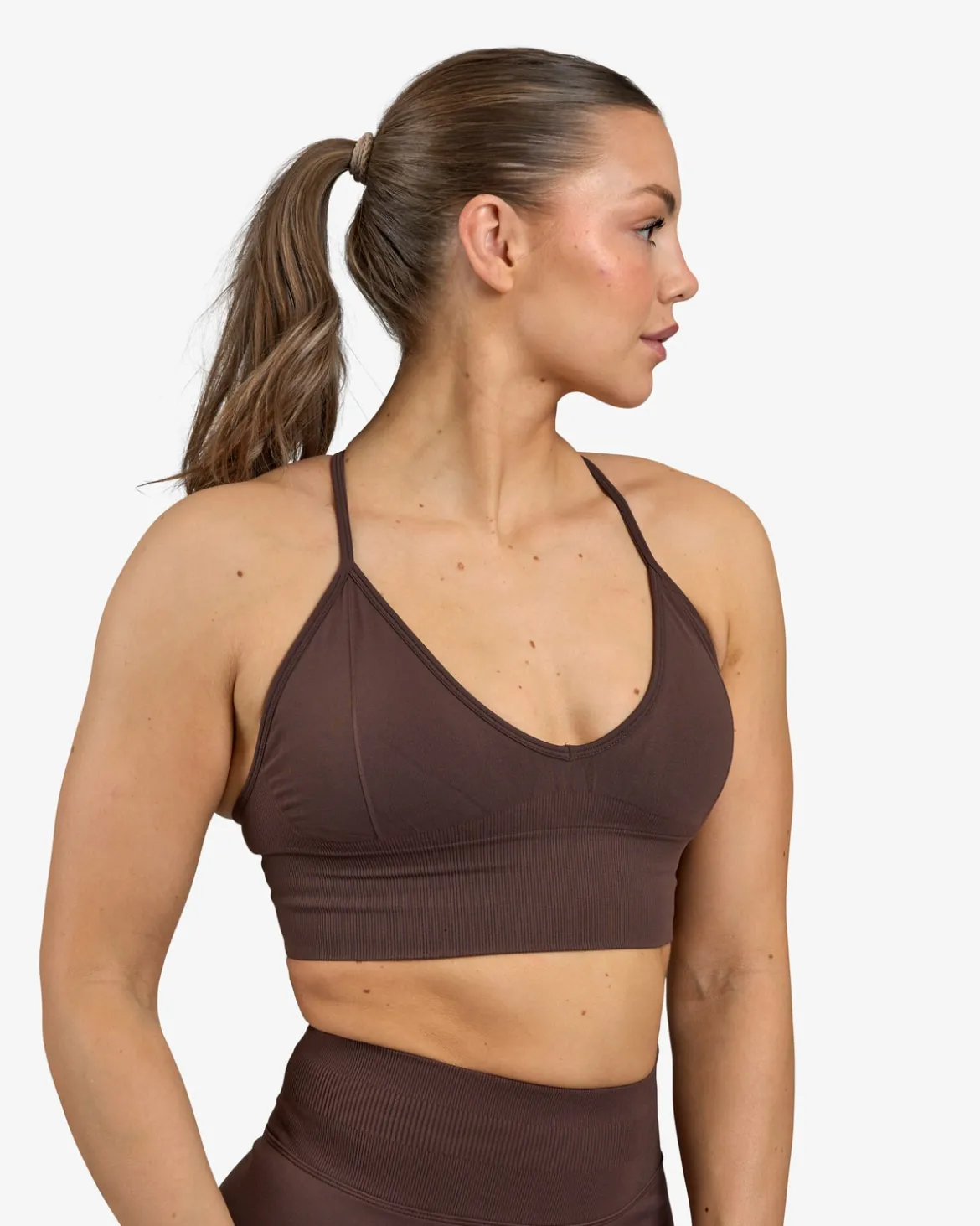 Seamless Bra V-shape, Mocha